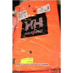 HELLY HANSEN ORANGE SIZE 2XL SUPERVISORS COAT