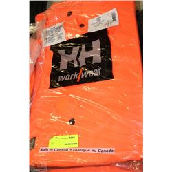 HELLY HANSEN ORANGE SIZE 2XL SUPERVISORS COAT