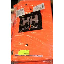 HELLY HANSEN ORANGE SIZE 2XL SUPERVISORS COAT