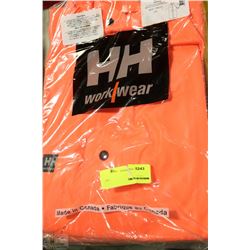 HELLY HANSEN SIZE LARGE SUPERVISORS RAIN COAT