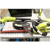 Image 1 : RYOBI CORDLESS HEDGE TRIMMER AND WEED WACKER