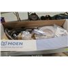 Image 1 : MOEN STAINLESS KITCHEN FAUCET WITH SPRAY KIT