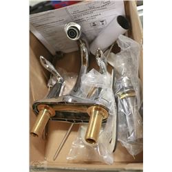 MOEN STAINLESS BATHROOM FAUCET
