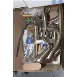 BOX OF ASSORTED FAUCETS