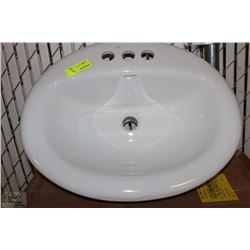 CONTRAC DROP IN BATHROOM SINK ON CHOICE