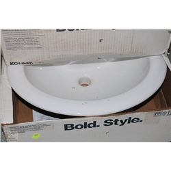 KOEHLER 3 HOLE DROP IN SINK ON CHOICE