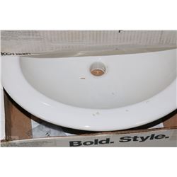 KOEHLER 3 HOLE DROP IN SINK ON CHOICE