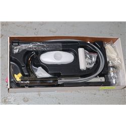 MOEN STAINLESS STEEL LAVATORY LEVER FAUCET ON