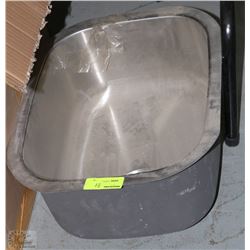 STAINLESS STEEL 18 3/4" X 15" DROP IN SINK