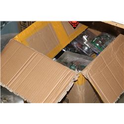 BOX OF ASSORTED LOCKS