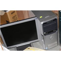 DELL DIMENSION 5150 COMPUTER TOWER WITH MONITOR