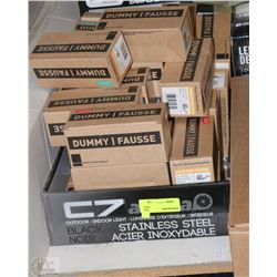 LARGE BOX OF DUMMY DOOR LEVERS