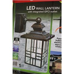 SUNBEAM LED WALL LANTERN-ON CHOICE