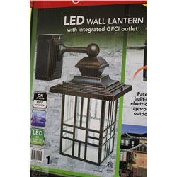 SUNBEAM LED WALL LANTERN-ON CHOICE