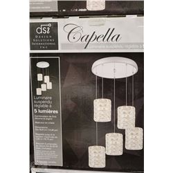 CAPELLA 5 LIGHT FIXTURE-ON CHOICE