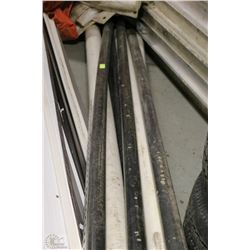 BUNDLE OF ASSORTED PVC PIPE