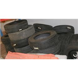LARGE OF ASSORTMENT OF USED TIRES