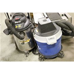 2 WET/DRY SHOP VACS