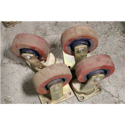 SET OF 4 HEAVY DUTY CASTORS -ON CHOICE