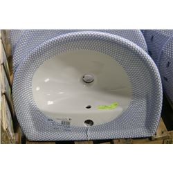 NEW TWYFORD GALLERY WALL MOUNT SINK 22"