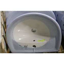 NEW TWYFORD GALLERY WALL MOUNT SINK 22"