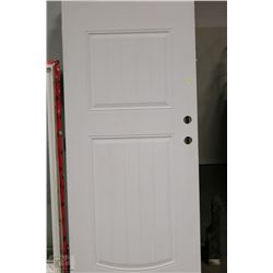 STACK OF 4 ASSORTED SOLID CORE METAL DOORS