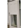 Image 1 : 33 3/4" X 82 1/4" DOOR FRAME WITH WINDOW SOLID