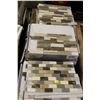 Image 1 : 3 STACKS OF ASSORTED MOSAIC TILE
