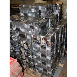 PALLET OF INDOOR OUTDOOR BLACK & SILVER VERTICAL