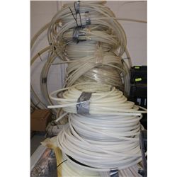 LARGE SECTION OF WHITE PVC PIPING