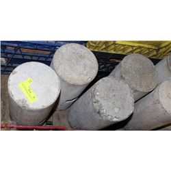 10PCS OF CONCRETE POSTS 6"X12"