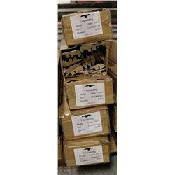 LOT OF 5 BOXES T-MOULDING , COLOR: CUMARU