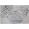 Image 1 : LARGE CRYSTAL WITH DECORATIVE SHELLS BOWL