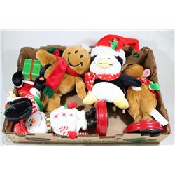 FLAT OF CHRISTMAS ANIMATED TOYS