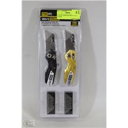 4 UTILITY KNIFE SET WITH SPARE BLADES