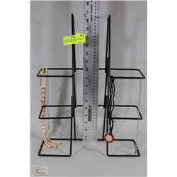 JEWELRY DISPLAY WITH A FEW  FASHION NECKLACES