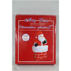 INDOOR/OUTDOOR INFLATING SANTA