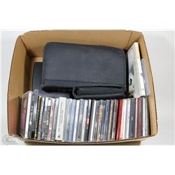 BOX W/OVER 114 MUSIC CD'S INCL. ROCK,