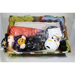 LARGE FLAT W/NEW HALLOWEEN ITEMS INCL.