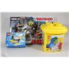 Image 1 : BOX W/LOTS OF LEGO INCL. TRANSFORMERS