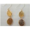 Image 1 : #1-14K YELLOW GOLD OPAL DROP STYLE EARRINGS