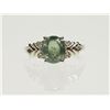 Image 1 : #5-14K WHITE GOLD ALEXANDRITE AND
