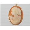 Image 1 : #17-14K YELLOW GOLD CAMEO SHELL