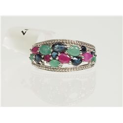 #24-STERLING SILVER FANCY COLOR