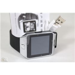 NEW BLACK AND S/S BLUETOOTH SMARTWATCH WITH CAMERA