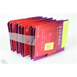 9 SAMPLE PACKS ESCADA MAGNETISM EAU DE PARFUME
