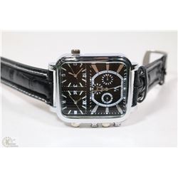 NEW V6 TRIPLE TIME ZONE MENS WATCH
