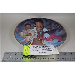 KURT BROWNING LTD EDITION AUTOGRAPHED PLATE