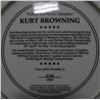 Image 2 : KURT BROWNING LTD EDITION AUTOGRAPHED PLATE