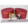 Image 1 : 2 FITZ & FLOYD LTD ED. GLASS MENAGERIE FIGURINES